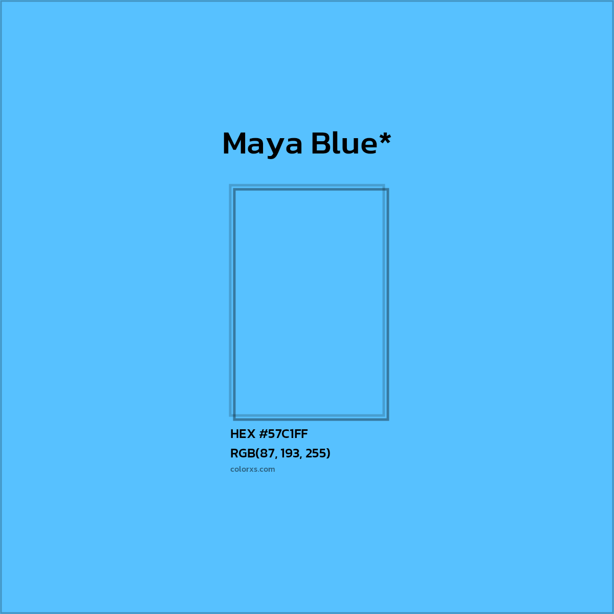 HEX #57C1FF Color Name, Color Code, Palettes, Similar Paints, Images
