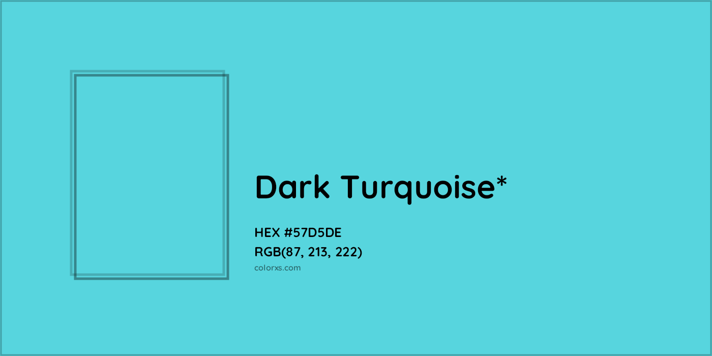 HEX #57D5DE Color Name, Color Code, Palettes, Similar Paints, Images
