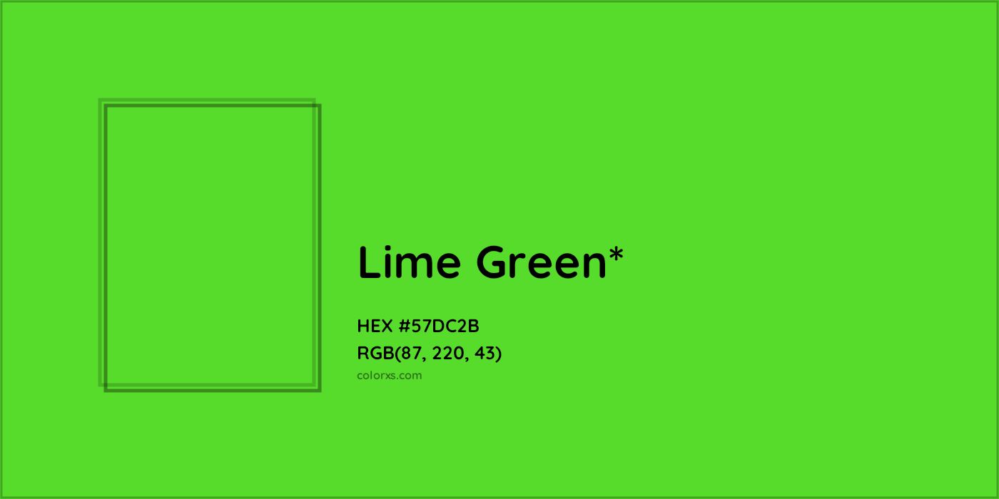 HEX #57DC2B Color Name, Color Code, Palettes, Similar Paints, Images