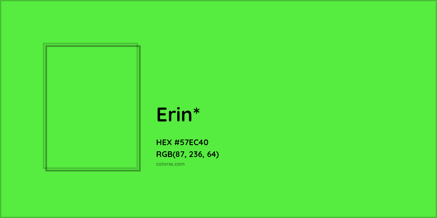 HEX #57EC40 Color Name, Color Code, Palettes, Similar Paints, Images