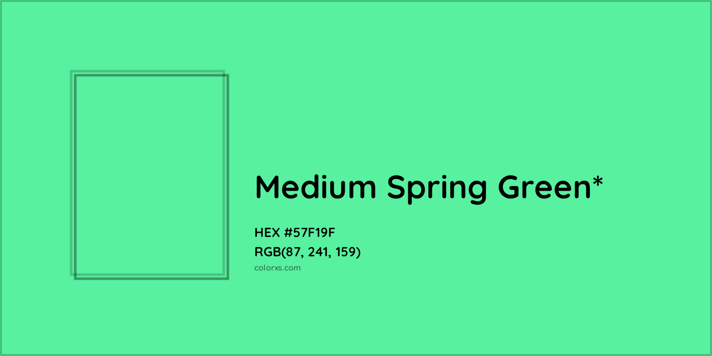 HEX #57F19F Color Name, Color Code, Palettes, Similar Paints, Images