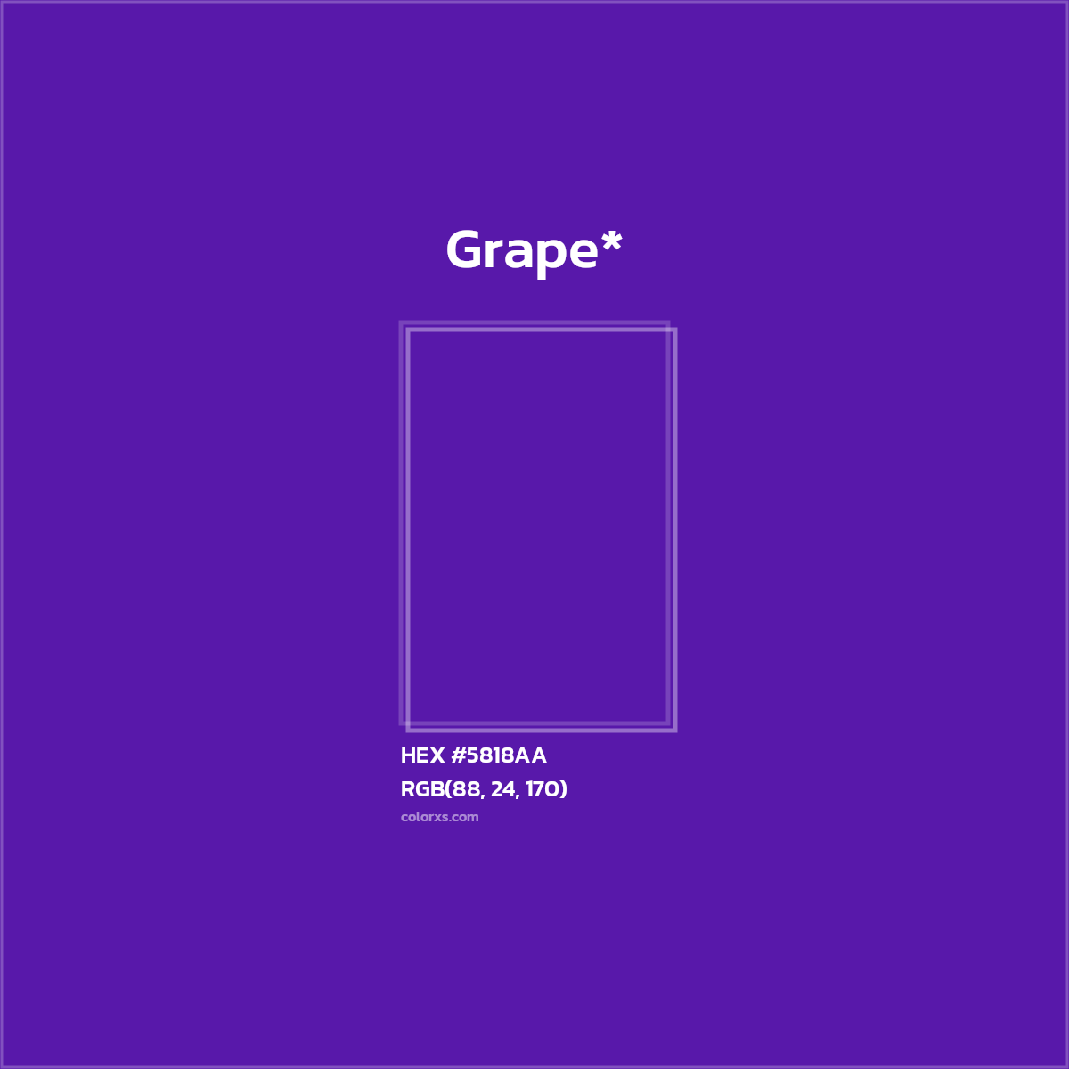 HEX #5818AA Color Name, Color Code, Palettes, Similar Paints, Images