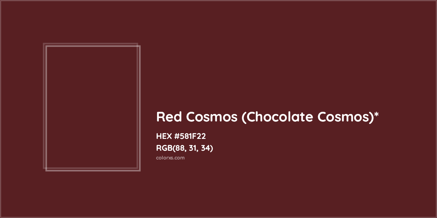 HEX #581F22 Color Name, Color Code, Palettes, Similar Paints, Images