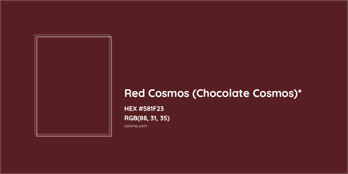 HEX #581F23 Color Name, Color Code, Palettes, Similar Paints, Images