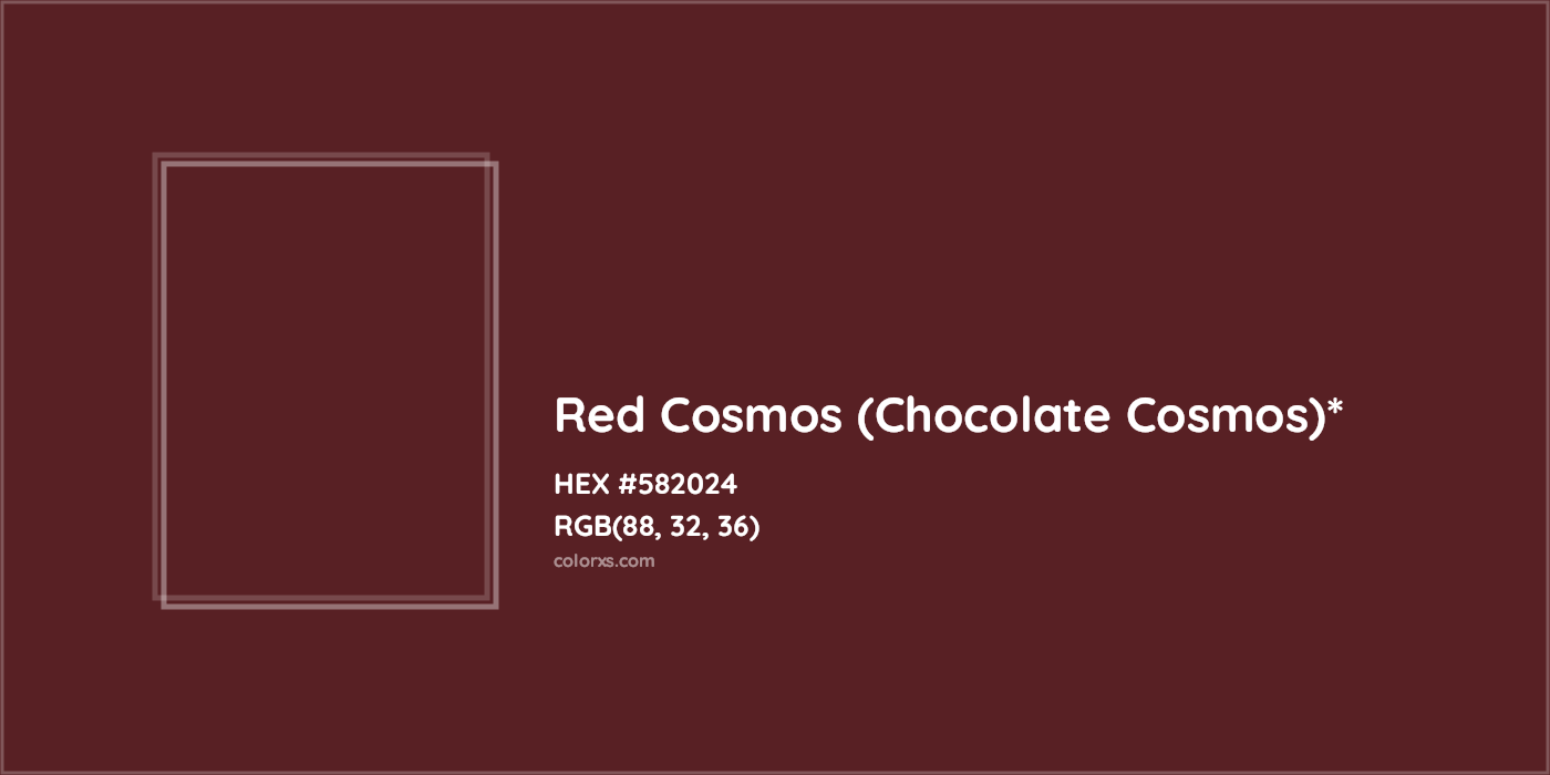 HEX #582024 Color Name, Color Code, Palettes, Similar Paints, Images