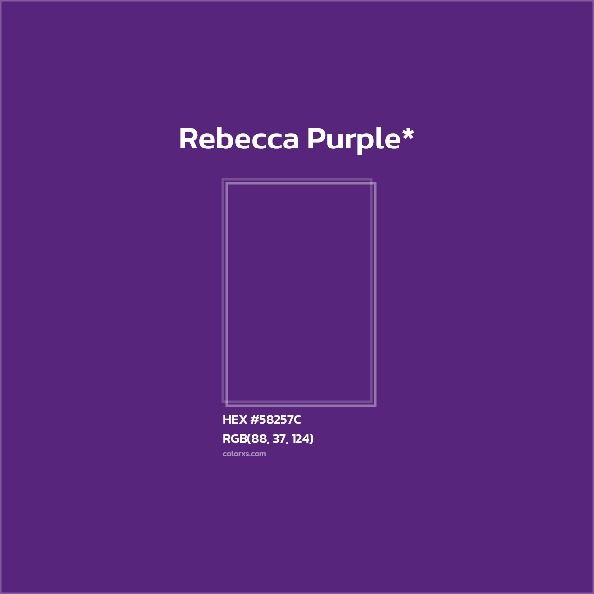 HEX #58257C Color Name, Color Code, Palettes, Similar Paints, Images