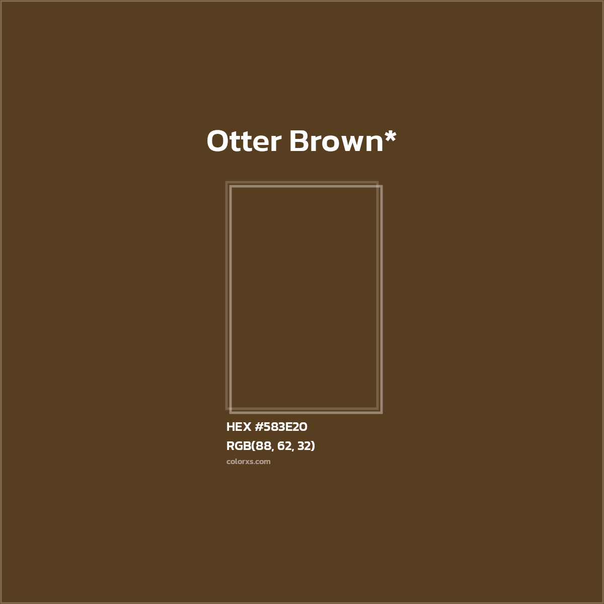 HEX #583E20 Color Name, Color Code, Palettes, Similar Paints, Images