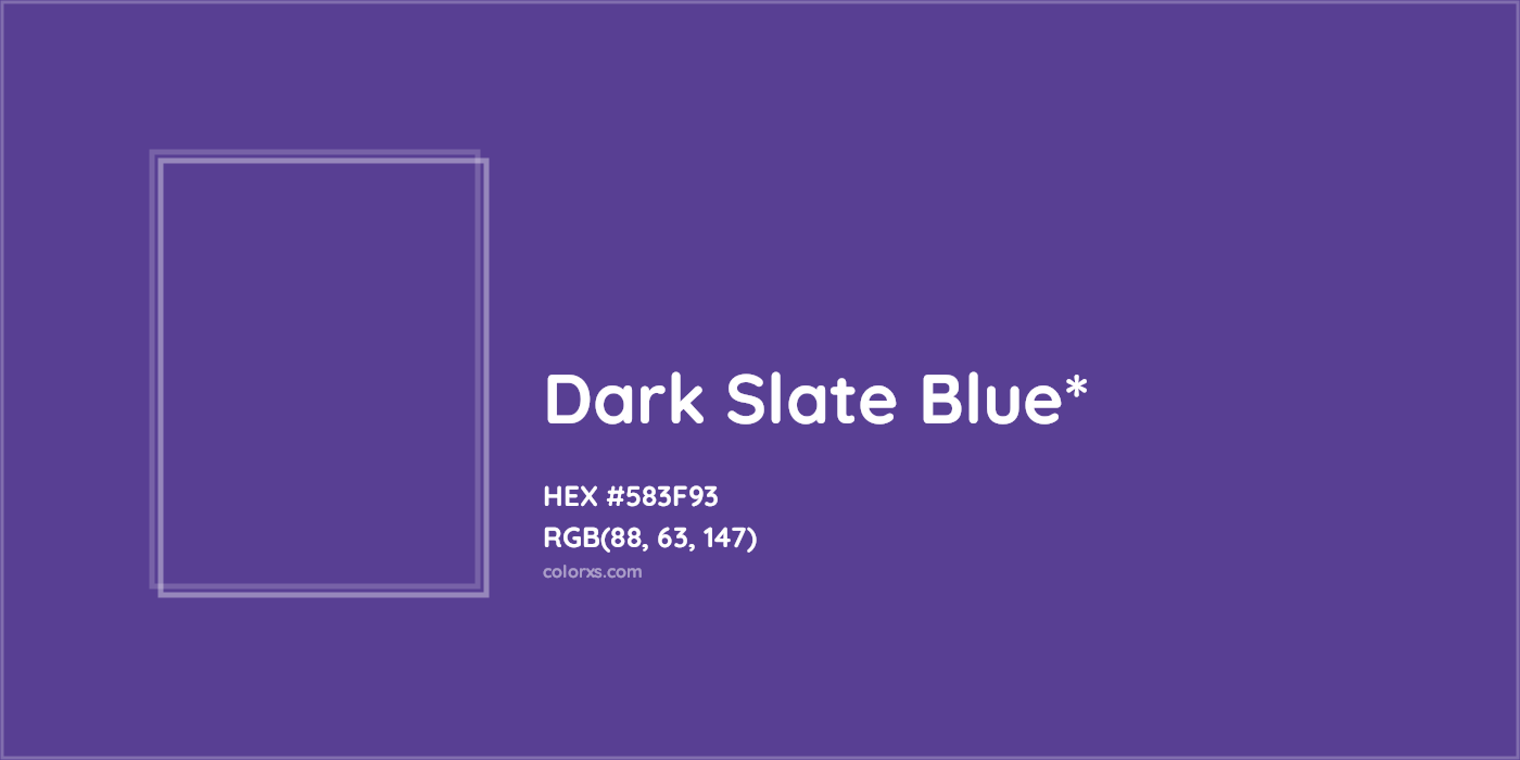 HEX #583F93 Color Name, Color Code, Palettes, Similar Paints, Images