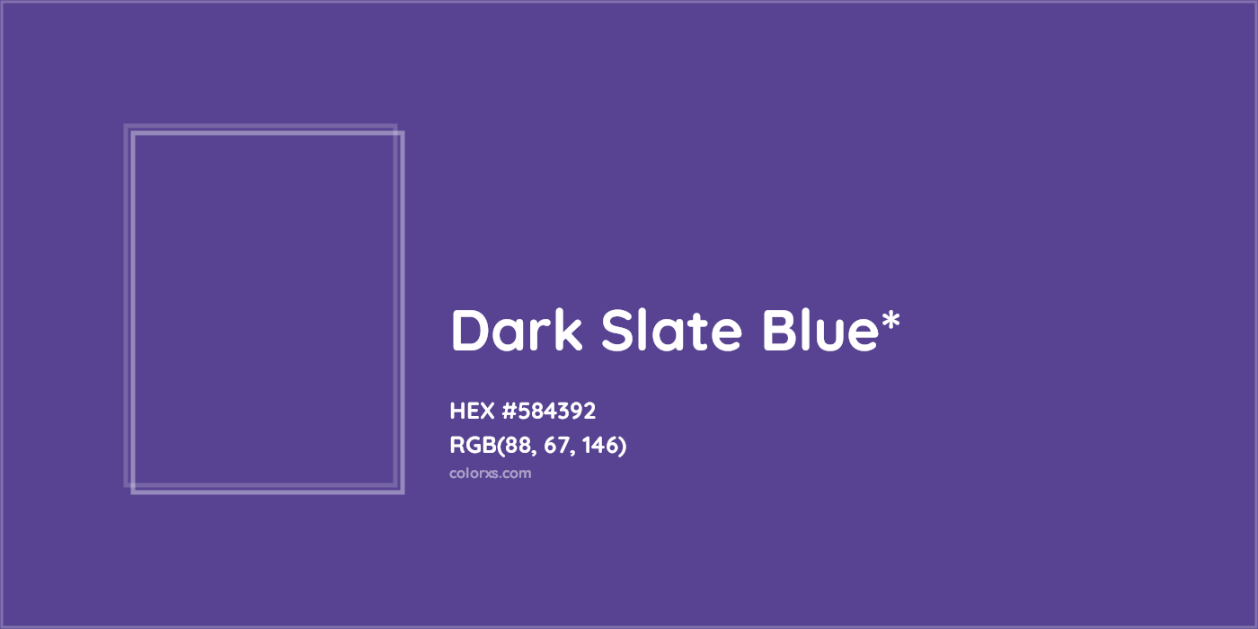 HEX #584392 Color Name, Color Code, Palettes, Similar Paints, Images