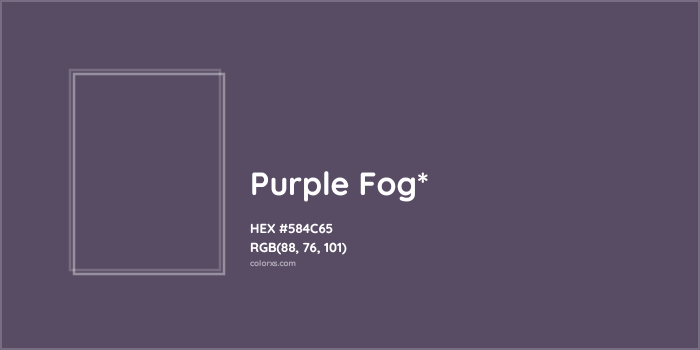 HEX #584C65 Color Name, Color Code, Palettes, Similar Paints, Images