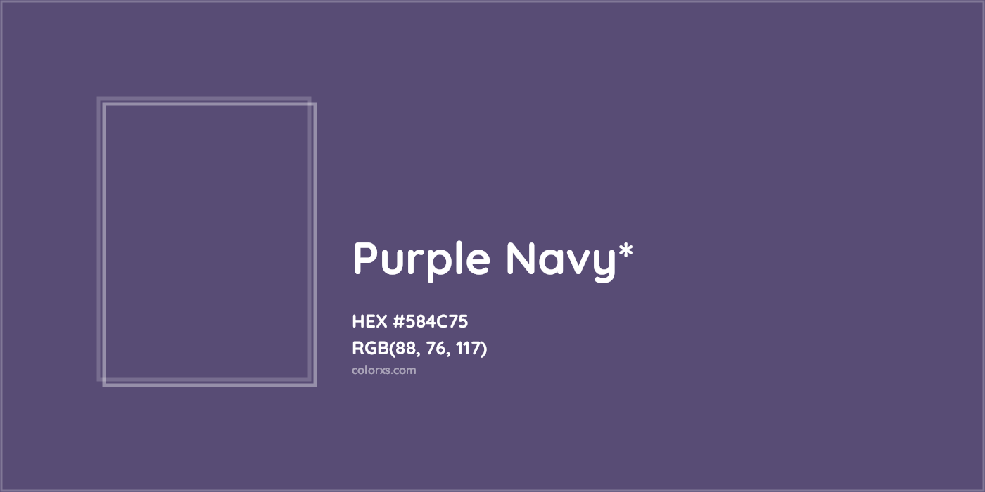 HEX #584C75 Color Name, Color Code, Palettes, Similar Paints, Images