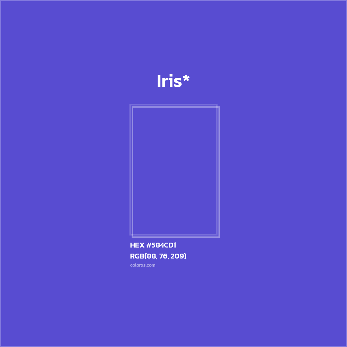 HEX #584CD1 Color Name, Color Code, Palettes, Similar Paints, Images