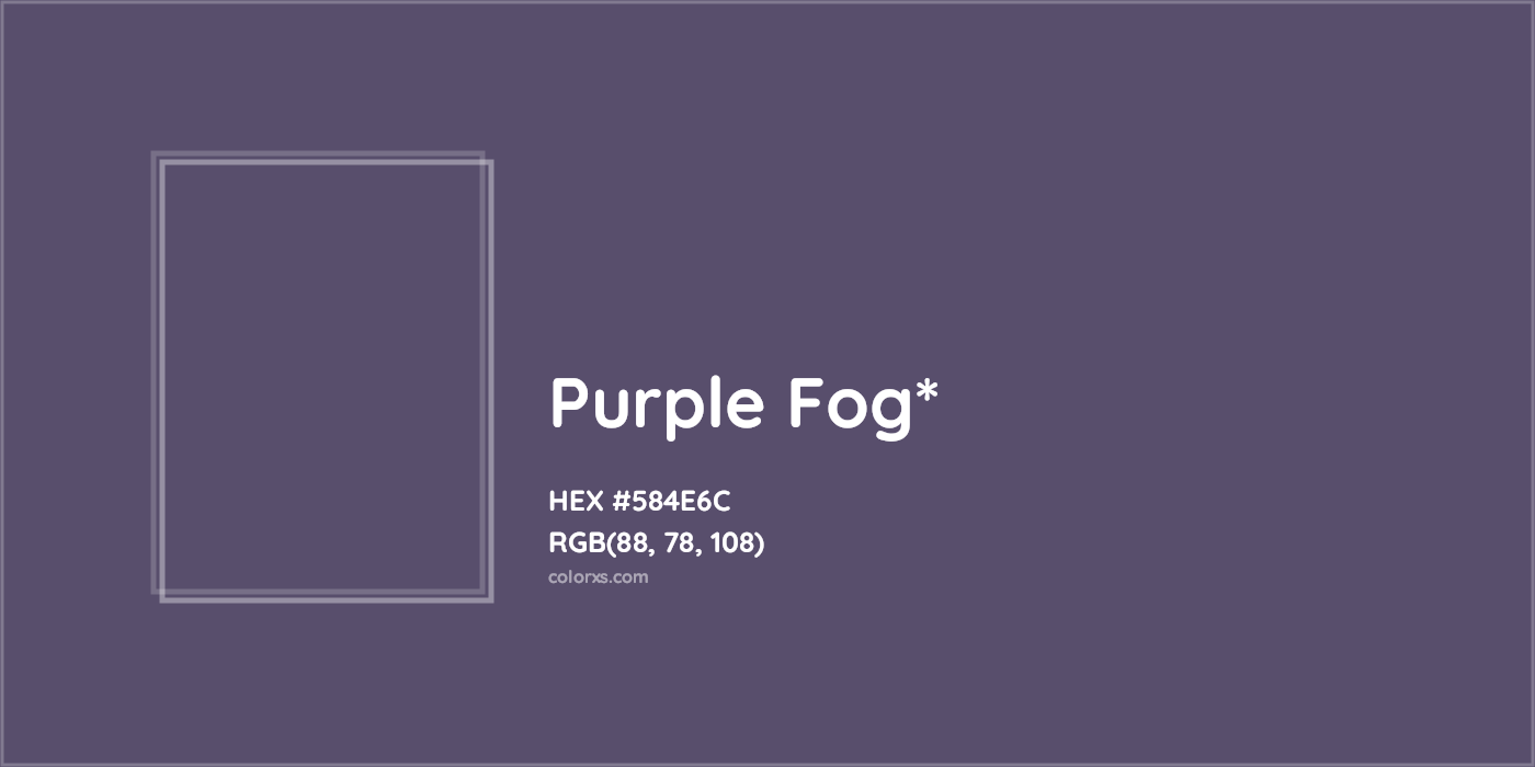 HEX #584E6C Color Name, Color Code, Palettes, Similar Paints, Images