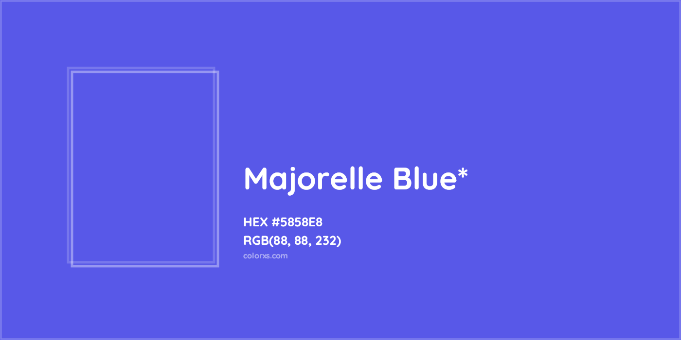 HEX #5858E8 Color Name, Color Code, Palettes, Similar Paints, Images