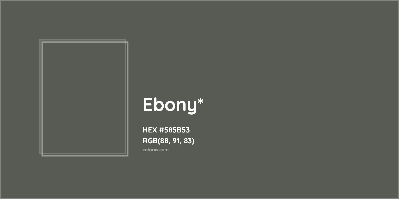 HEX #585B53 Color Name, Color Code, Palettes, Similar Paints, Images