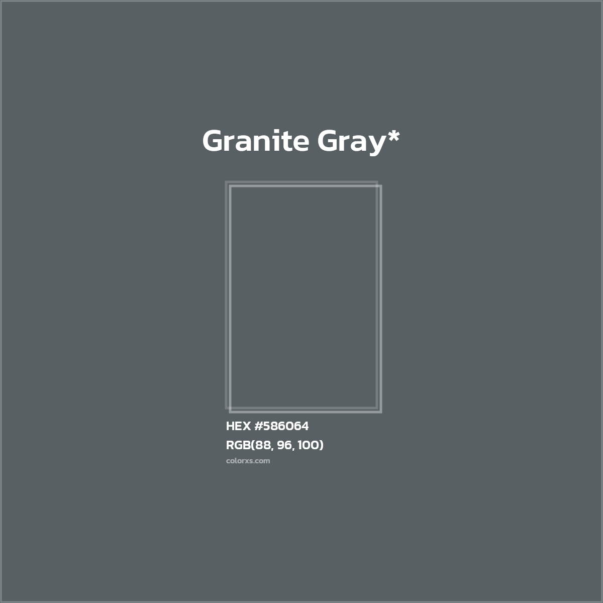 HEX #586064 Color Name, Color Code, Palettes, Similar Paints, Images