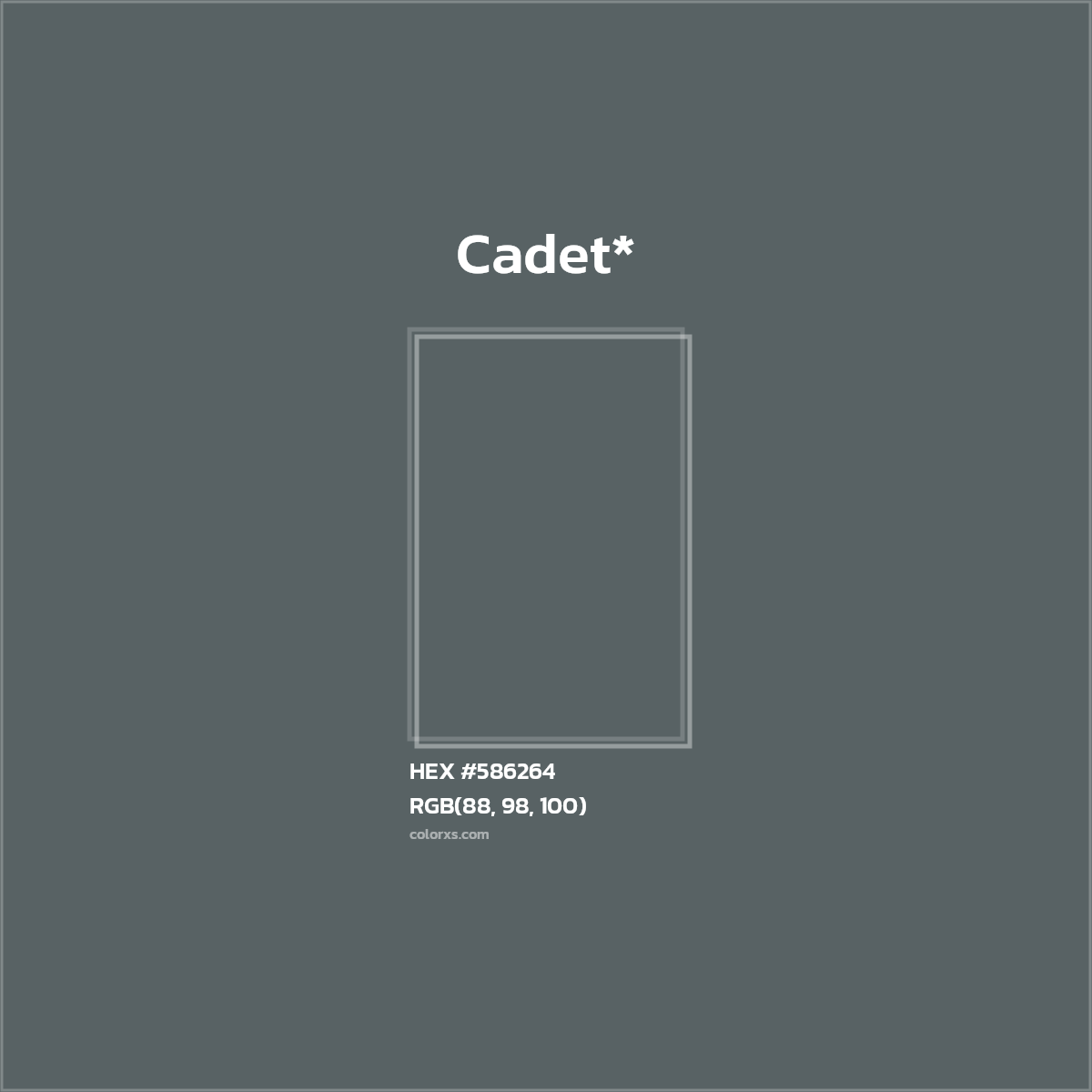 HEX #586264 Color Name, Color Code, Palettes, Similar Paints, Images