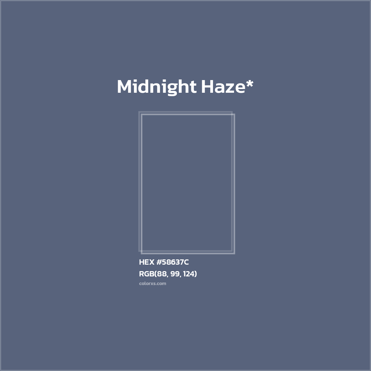 HEX #58637C Color Name, Color Code, Palettes, Similar Paints, Images