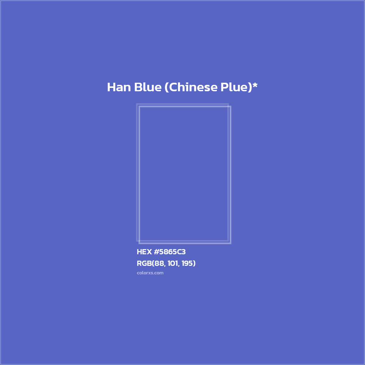 HEX #5865C3 Color Name, Color Code, Palettes, Similar Paints, Images