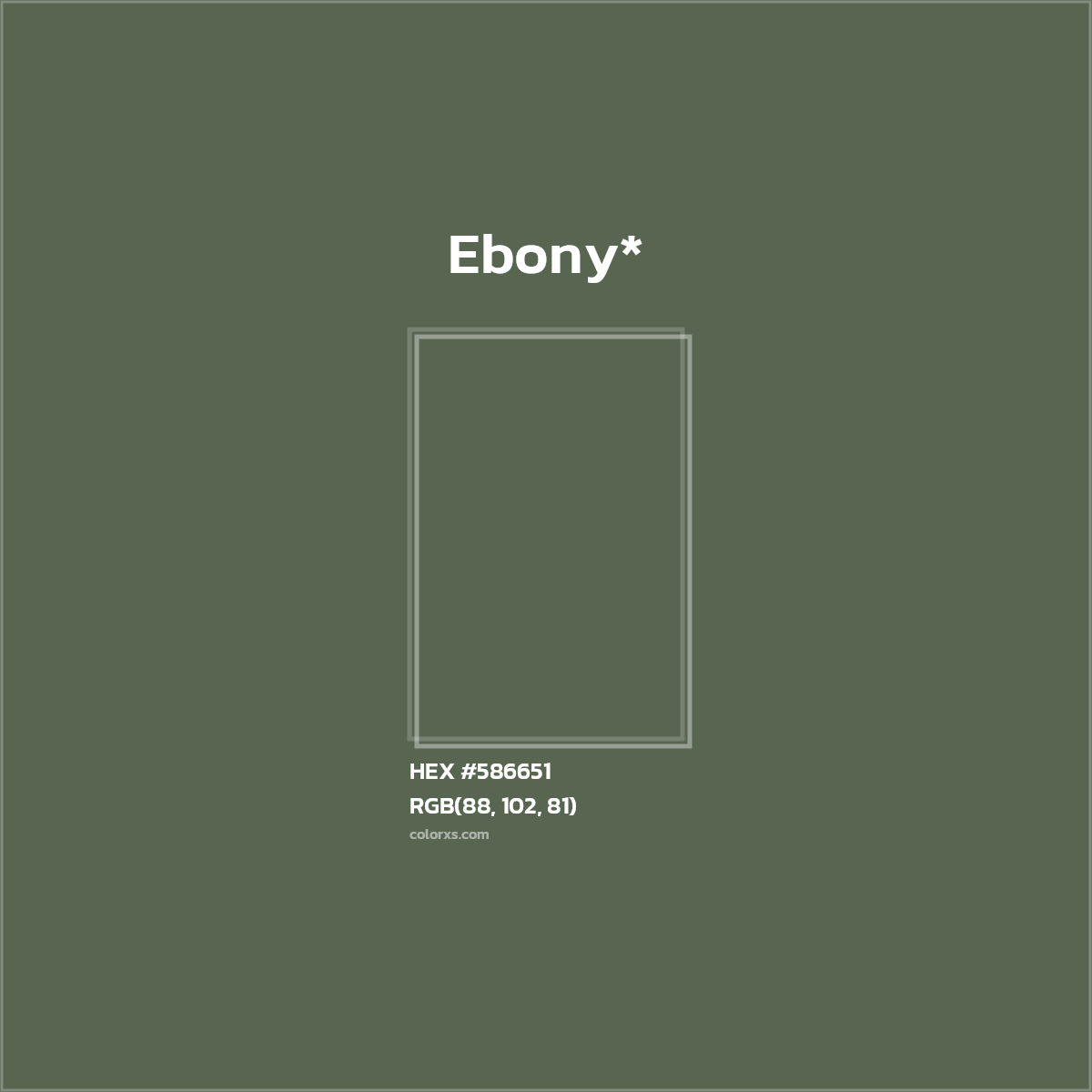 HEX #586651 Color Name, Color Code, Palettes, Similar Paints, Images