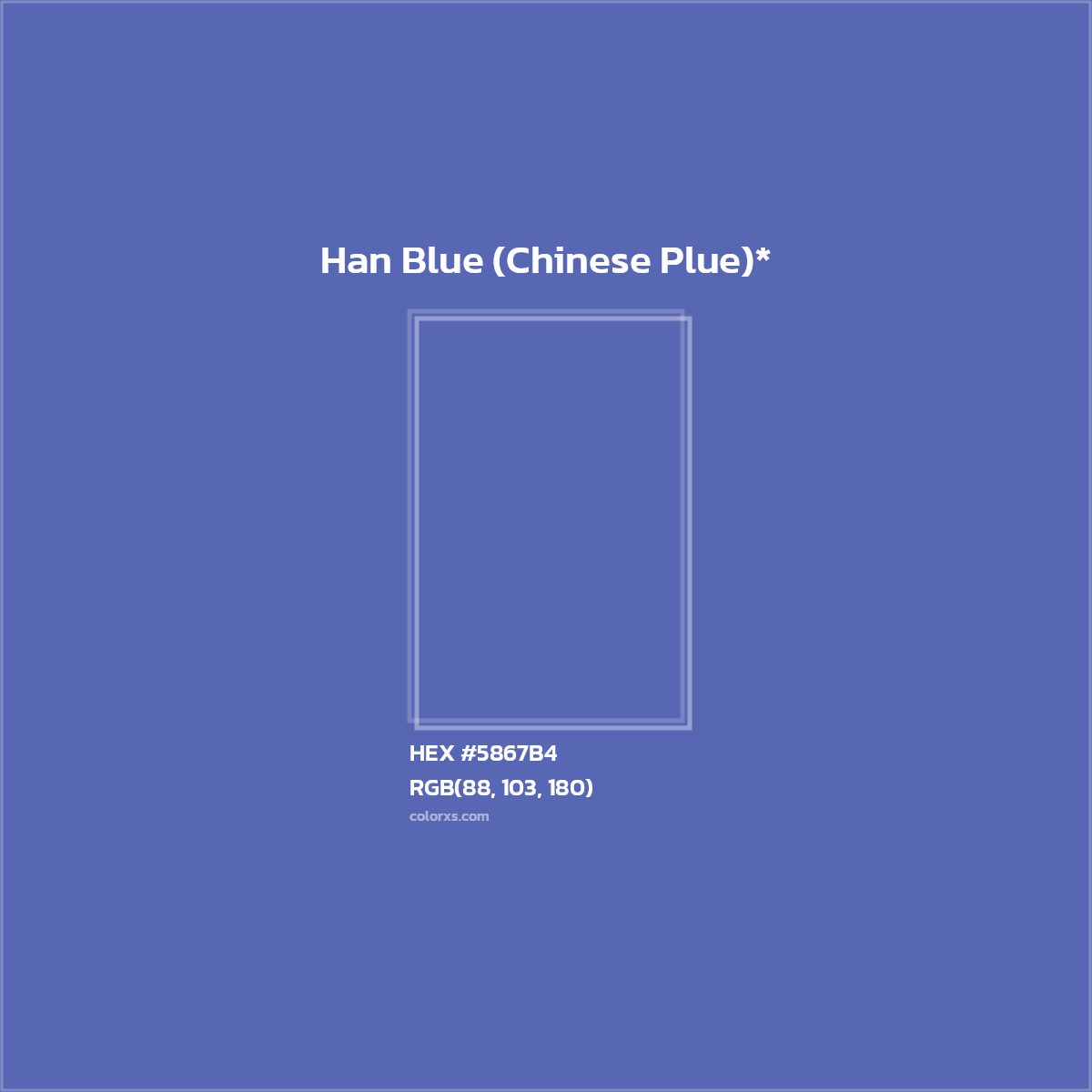 HEX #5867B4 Color Name, Color Code, Palettes, Similar Paints, Images