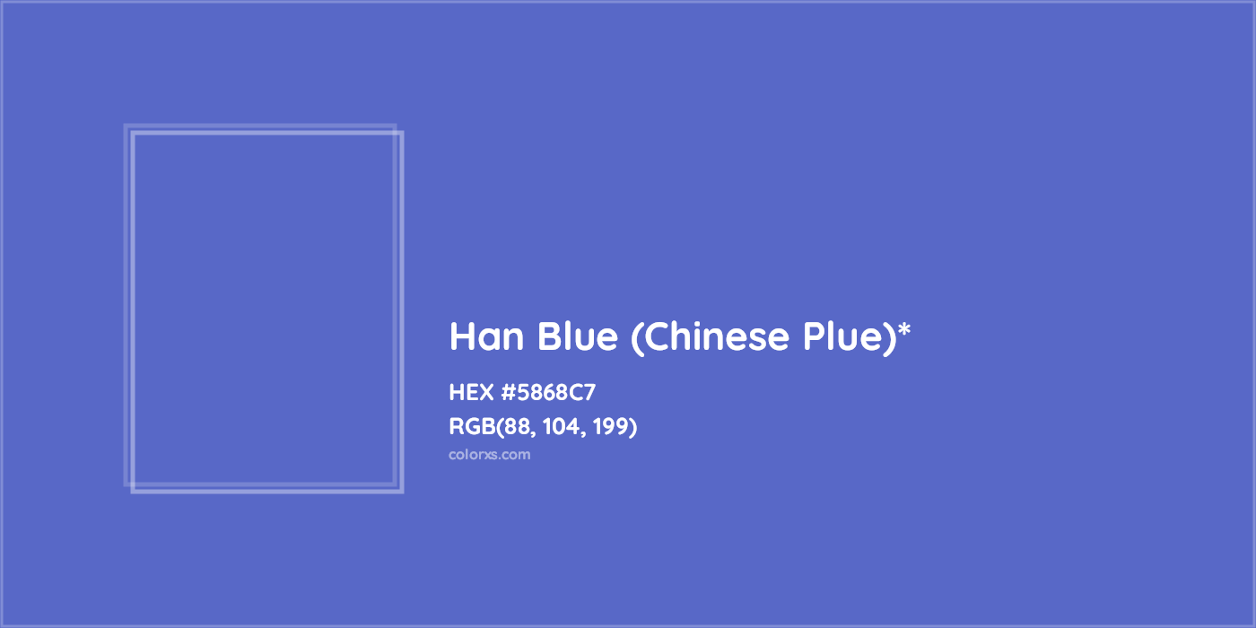 HEX #5868C7 Color Name, Color Code, Palettes, Similar Paints, Images