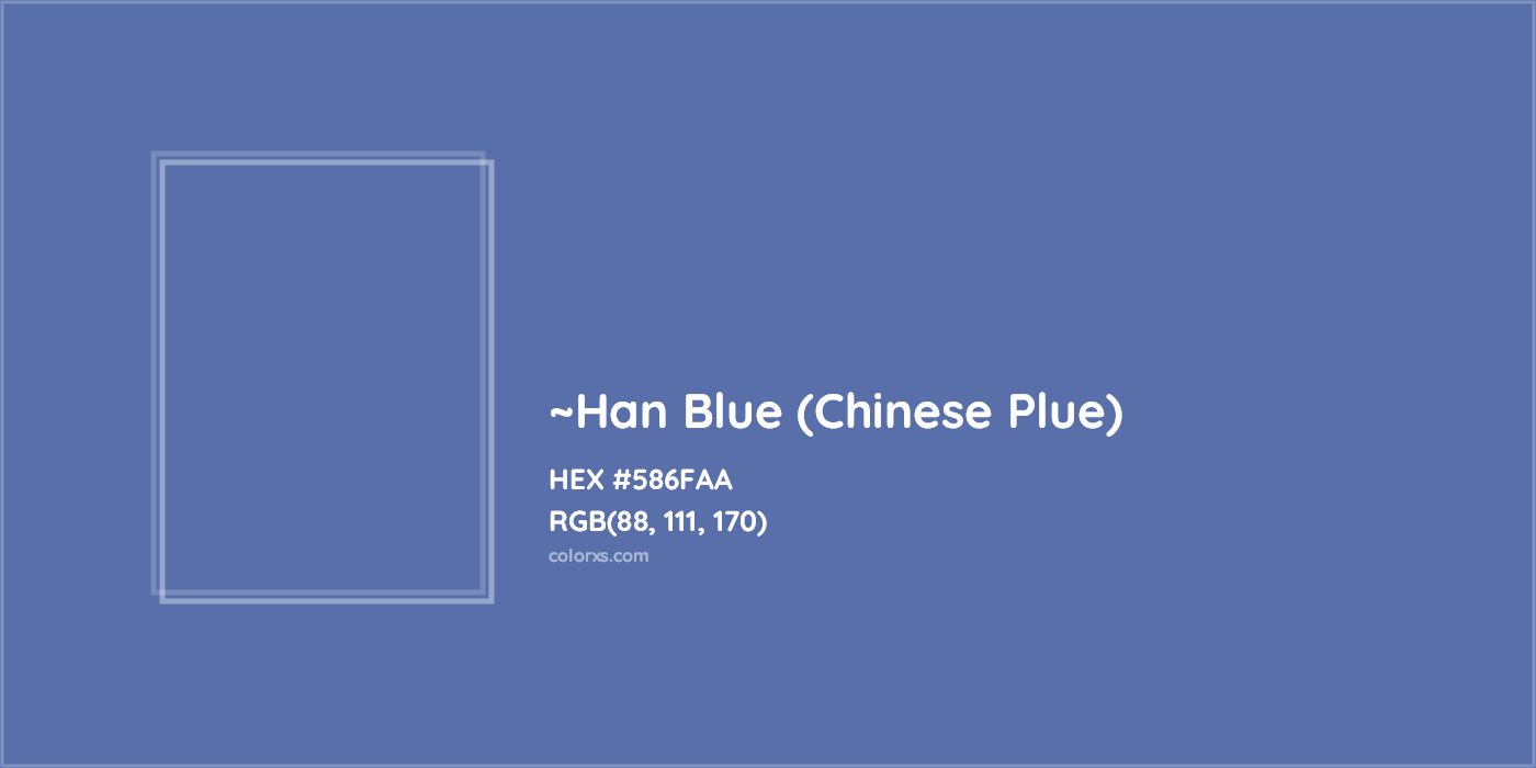 HEX #586FAA Color Name, Color Code, Palettes, Similar Paints, Images