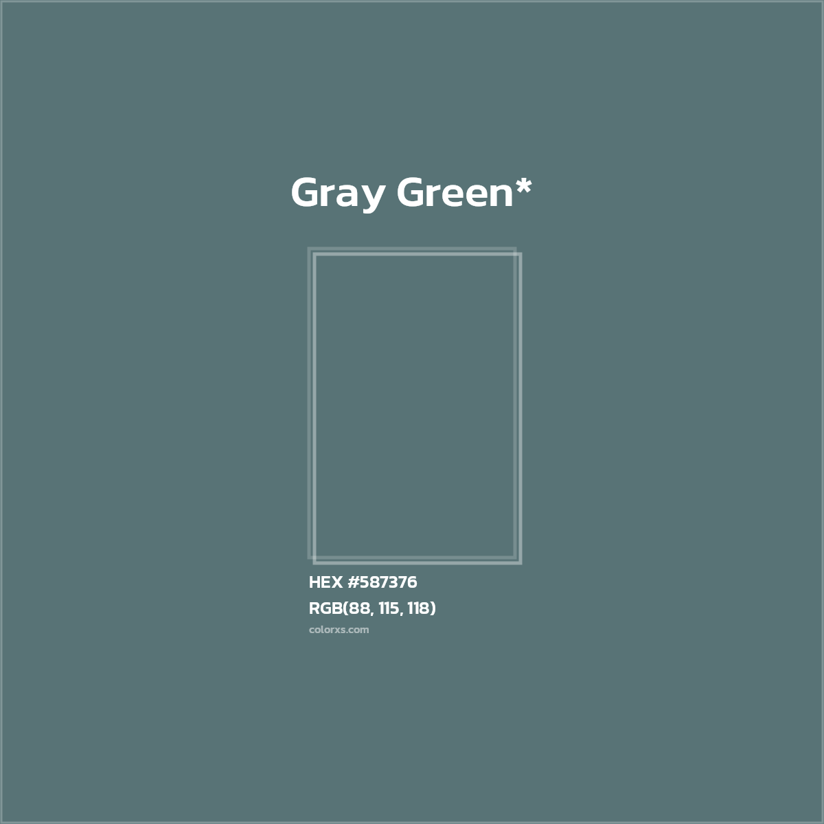 HEX #587376 Color Name, Color Code, Palettes, Similar Paints, Images