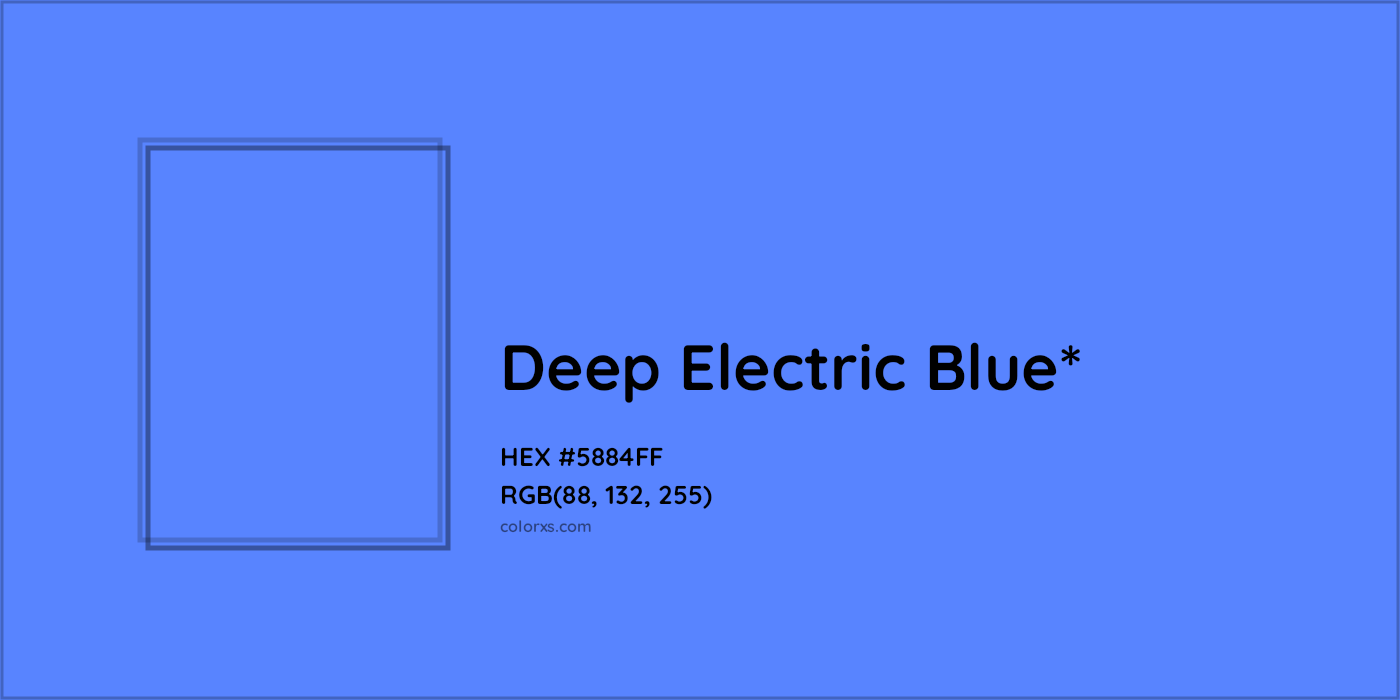 HEX #5884FF Color Name, Color Code, Palettes, Similar Paints, Images