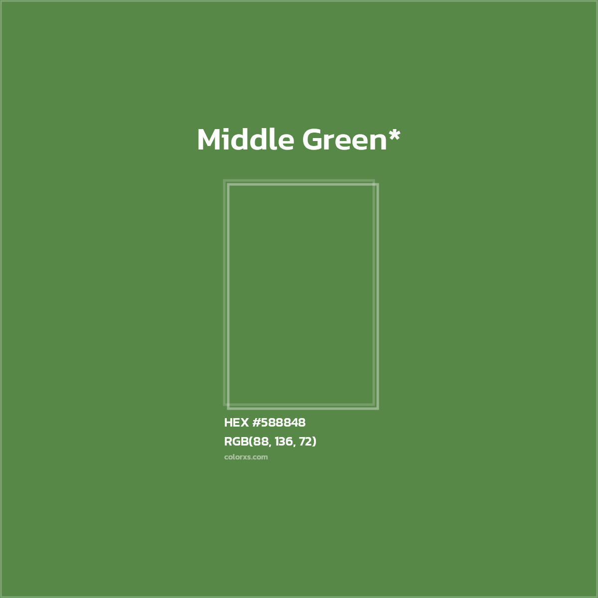 HEX #588848 Color Name, Color Code, Palettes, Similar Paints, Images