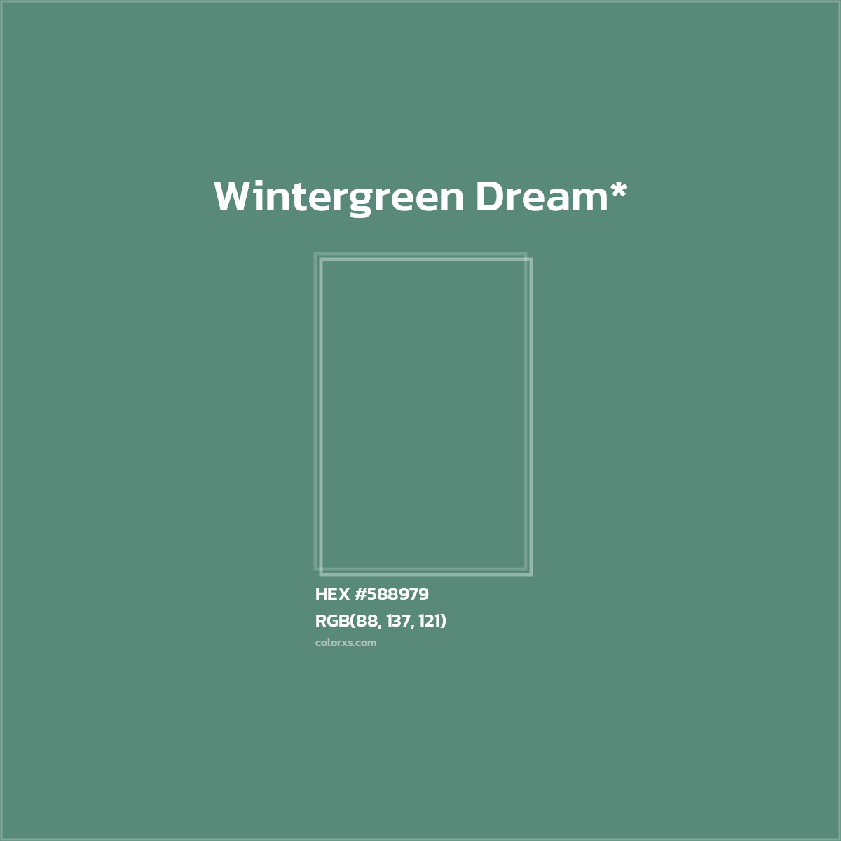 HEX #588979 Color Name, Color Code, Palettes, Similar Paints, Images