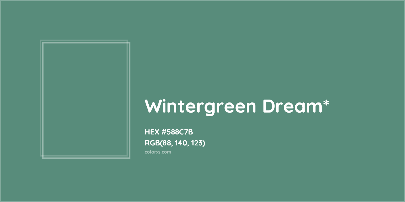 HEX #588C7B Color Name, Color Code, Palettes, Similar Paints, Images