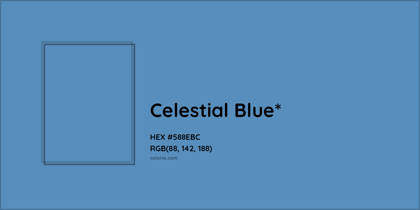 HEX #588EBC Color Name, Color Code, Palettes, Similar Paints, Images