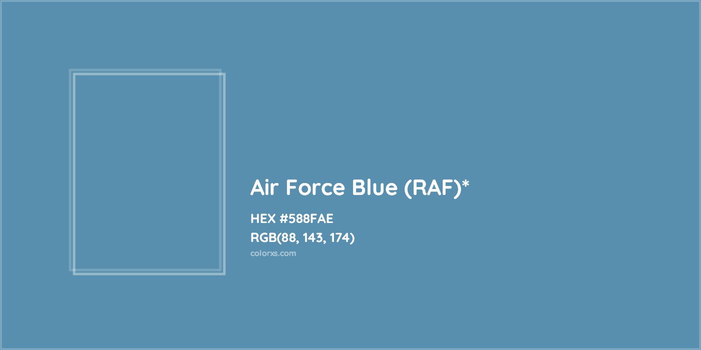 HEX #588FAE Color Name, Color Code, Palettes, Similar Paints, Images