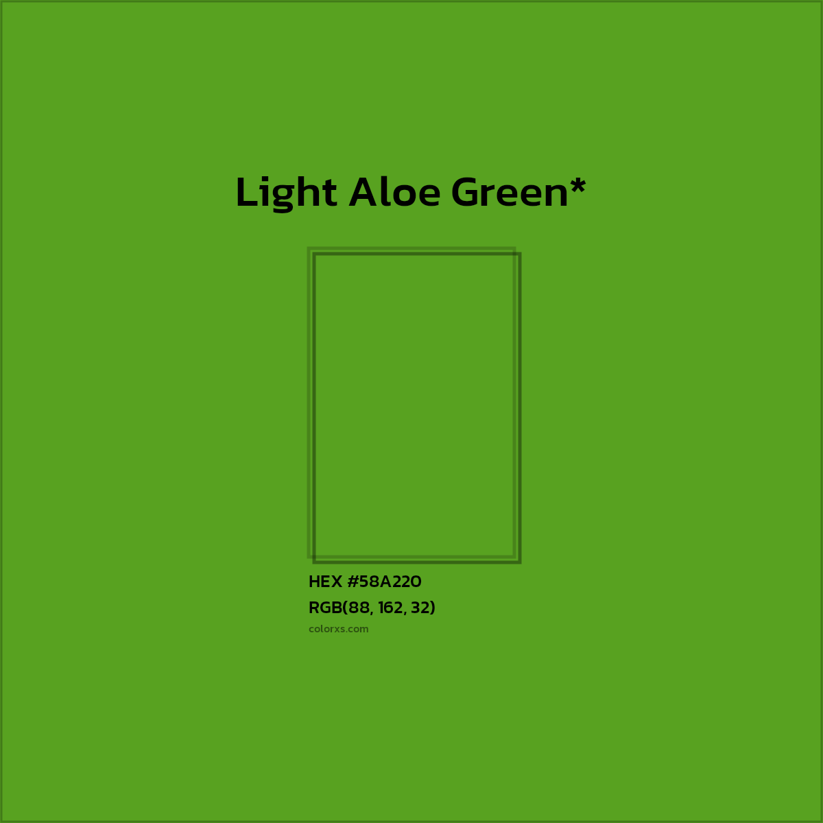 HEX #58A220 Color Name, Color Code, Palettes, Similar Paints, Images