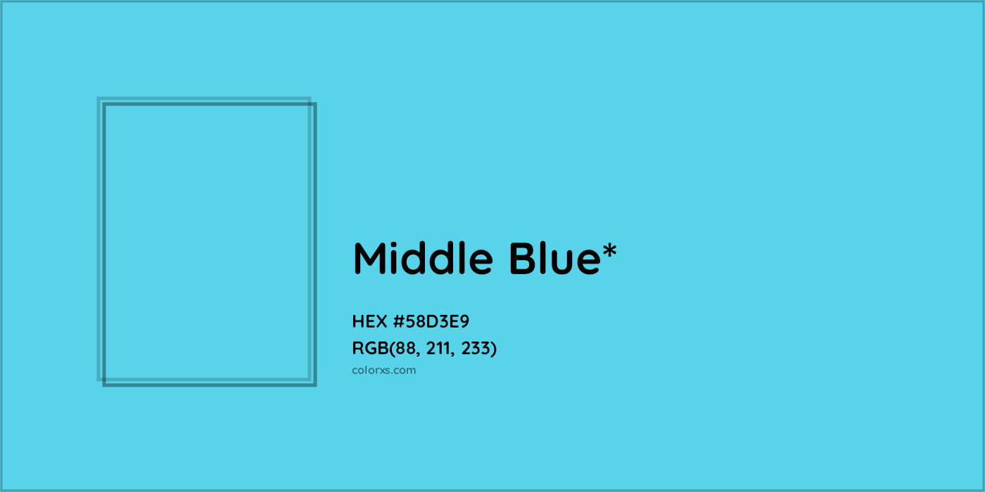 HEX #58D3E9 Color Name, Color Code, Palettes, Similar Paints, Images