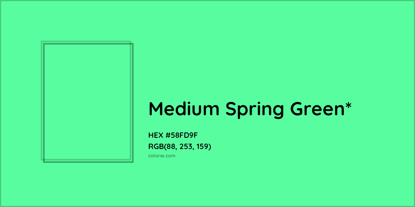 HEX #58FD9F Color Name, Color Code, Palettes, Similar Paints, Images