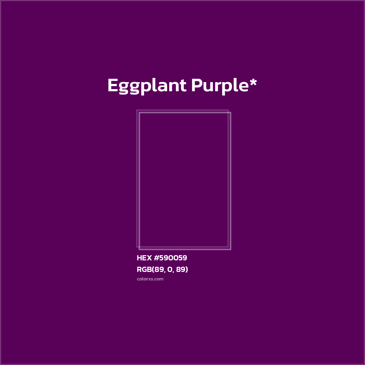 HEX #590059 Color Name, Color Code, Palettes, Similar Paints, Images