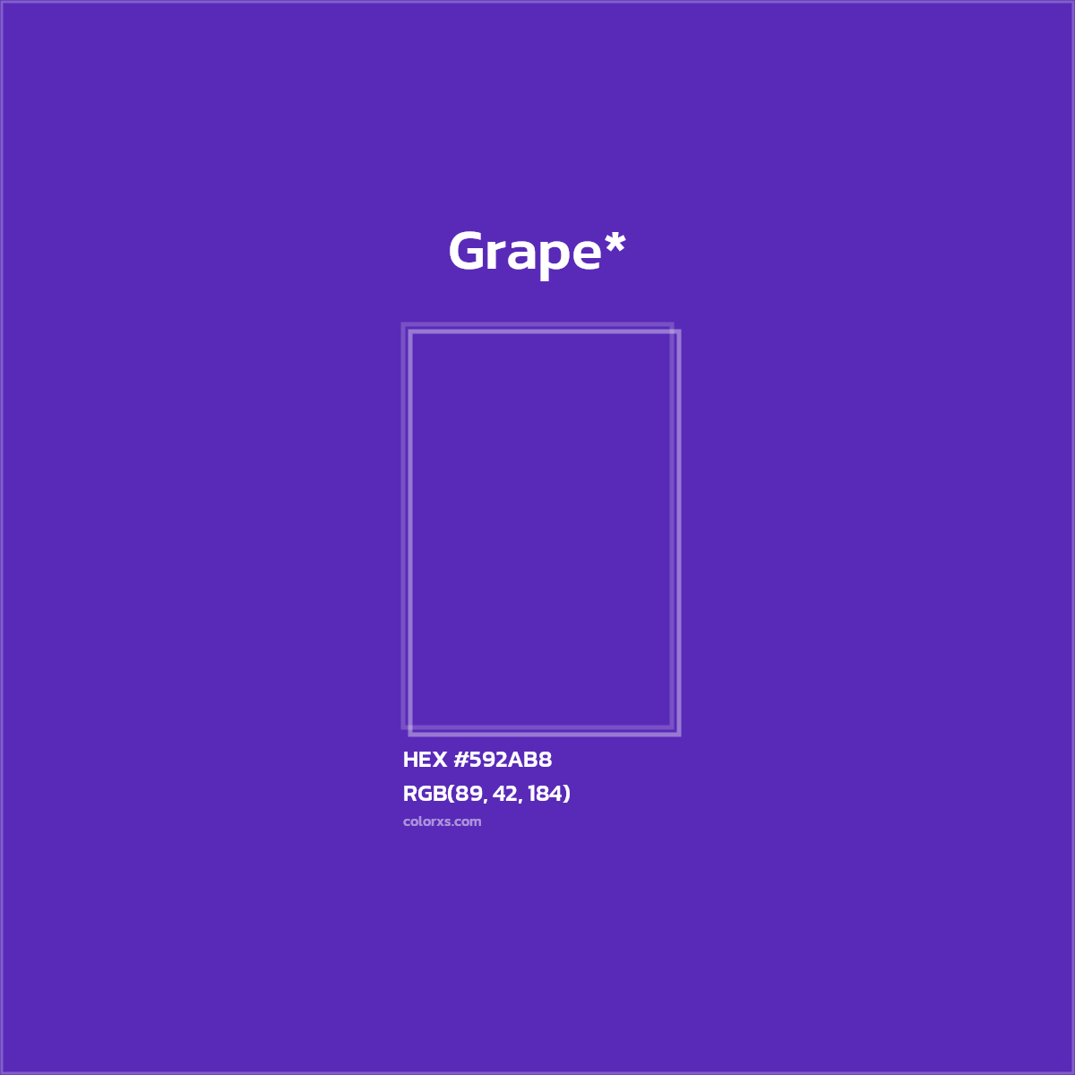 HEX #592AB8 Color Name, Color Code, Palettes, Similar Paints, Images