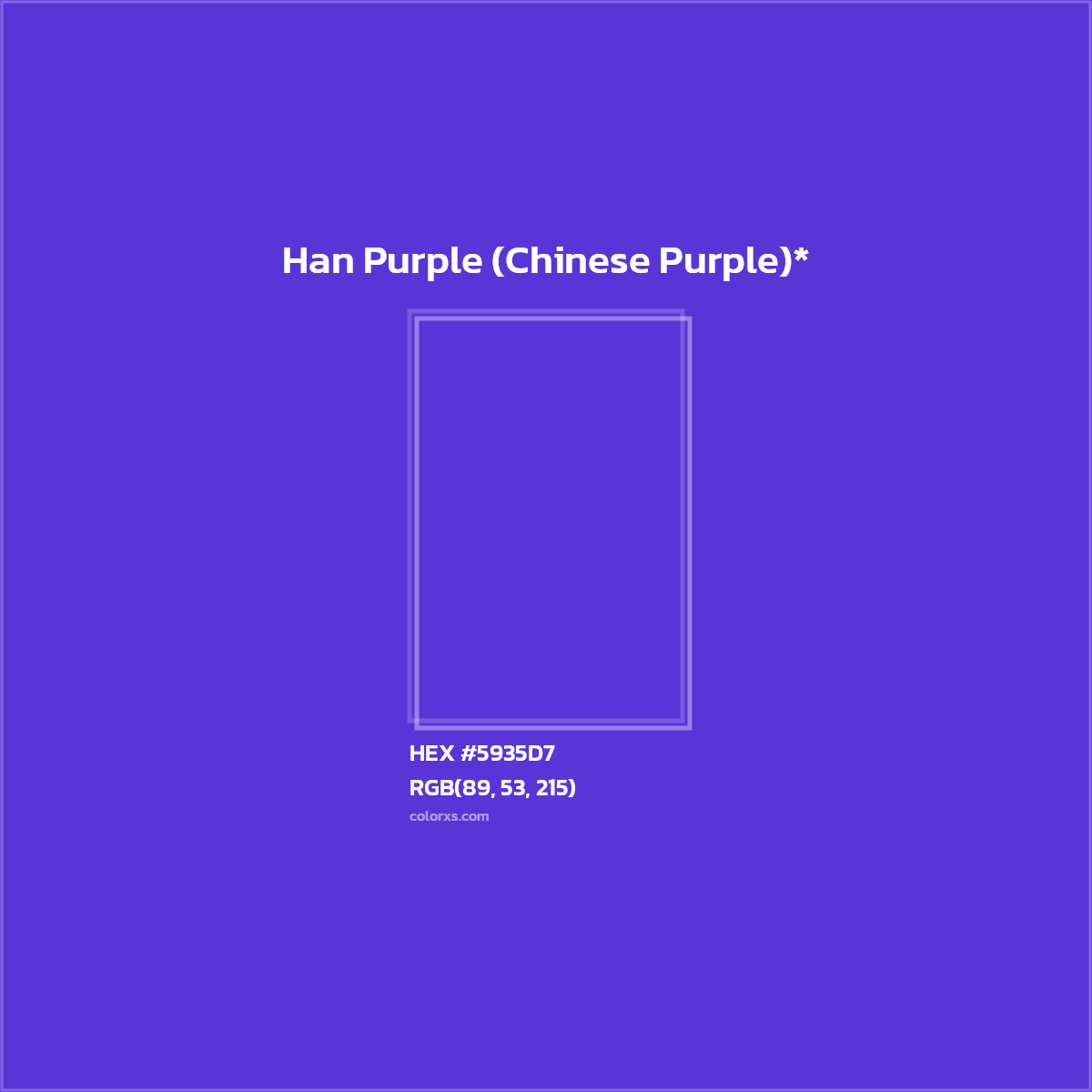 HEX #5935D7 Color Name, Color Code, Palettes, Similar Paints, Images