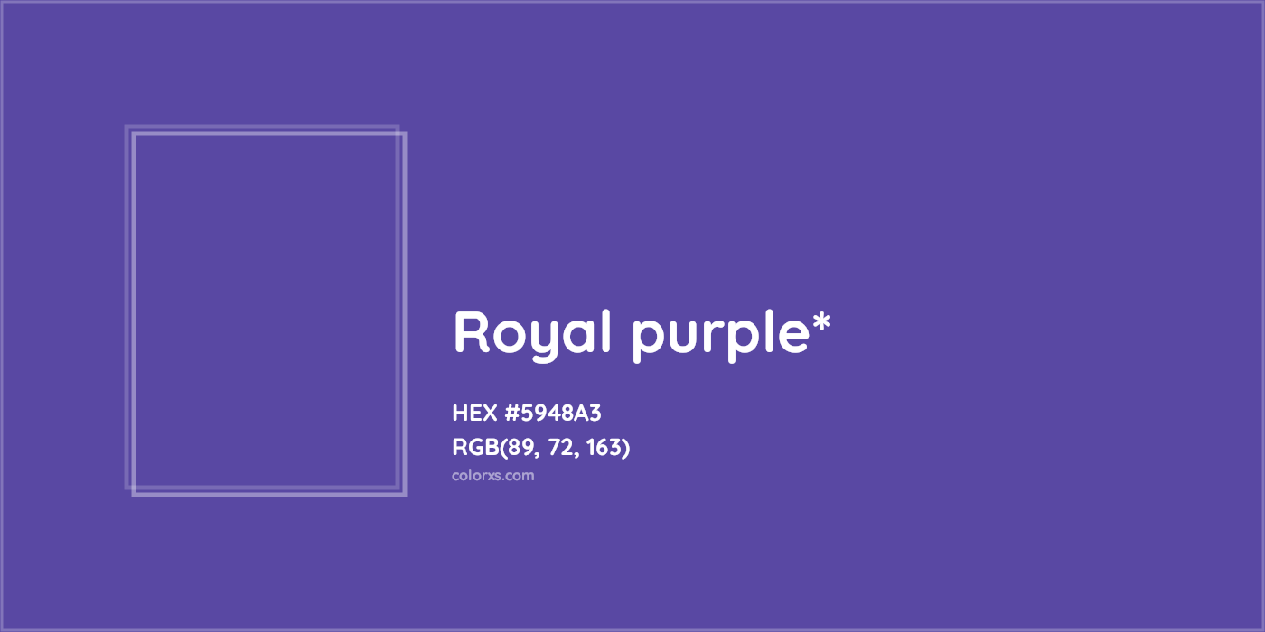 HEX #5948A3 Color Name, Color Code, Palettes, Similar Paints, Images