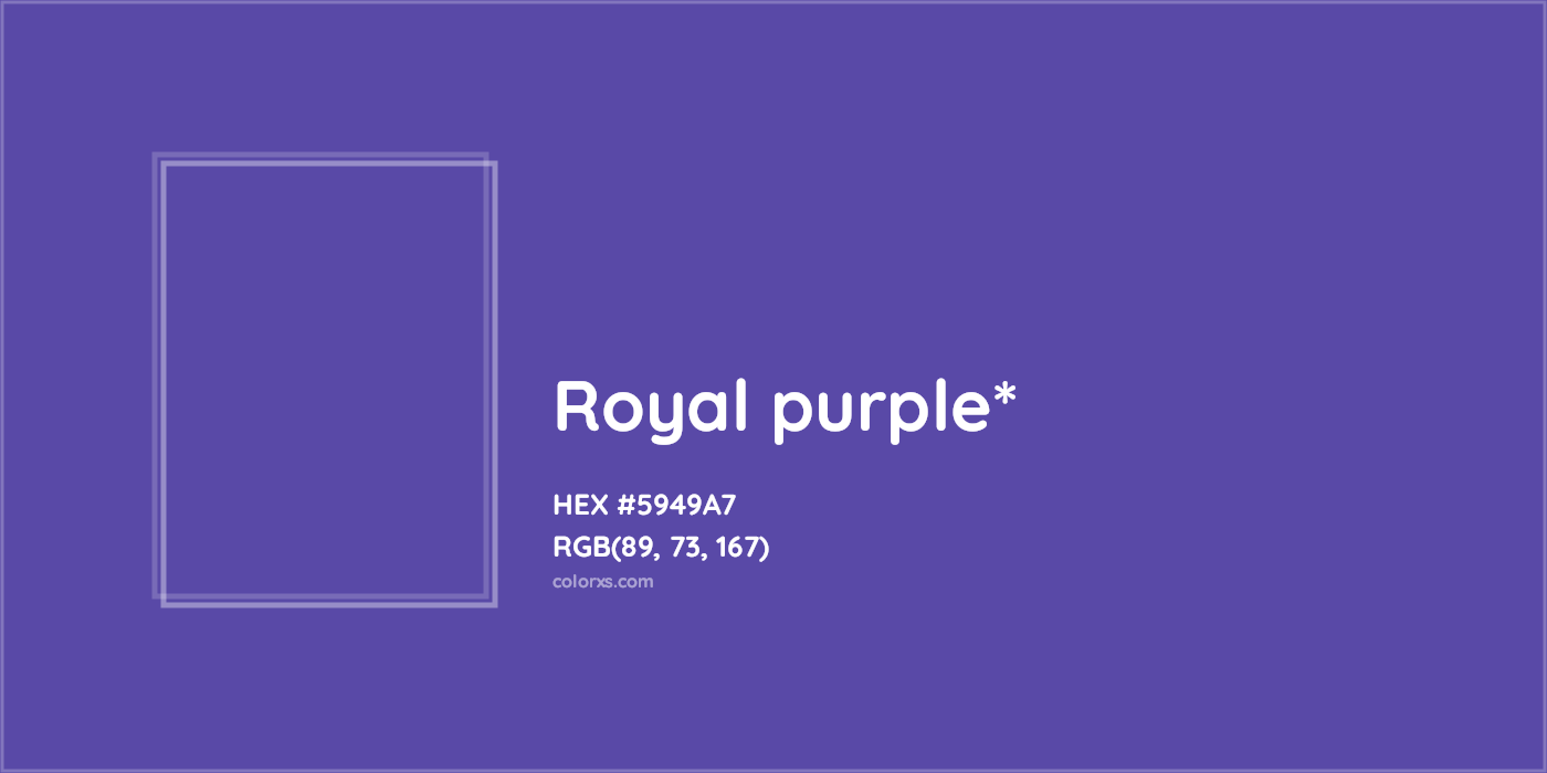 HEX #5949A7 Color Name, Color Code, Palettes, Similar Paints, Images