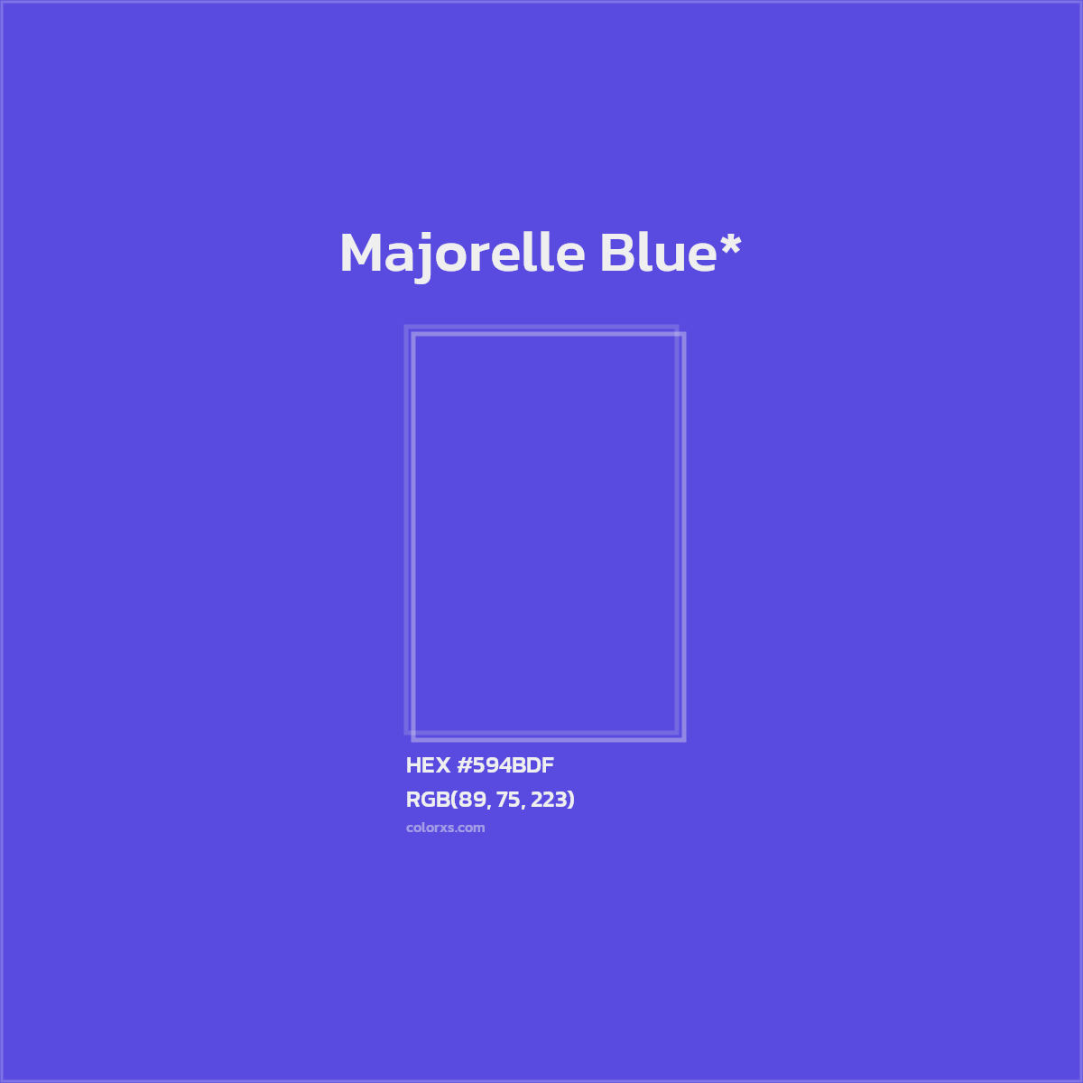 HEX #594BDF Color Name, Color Code, Palettes, Similar Paints, Images