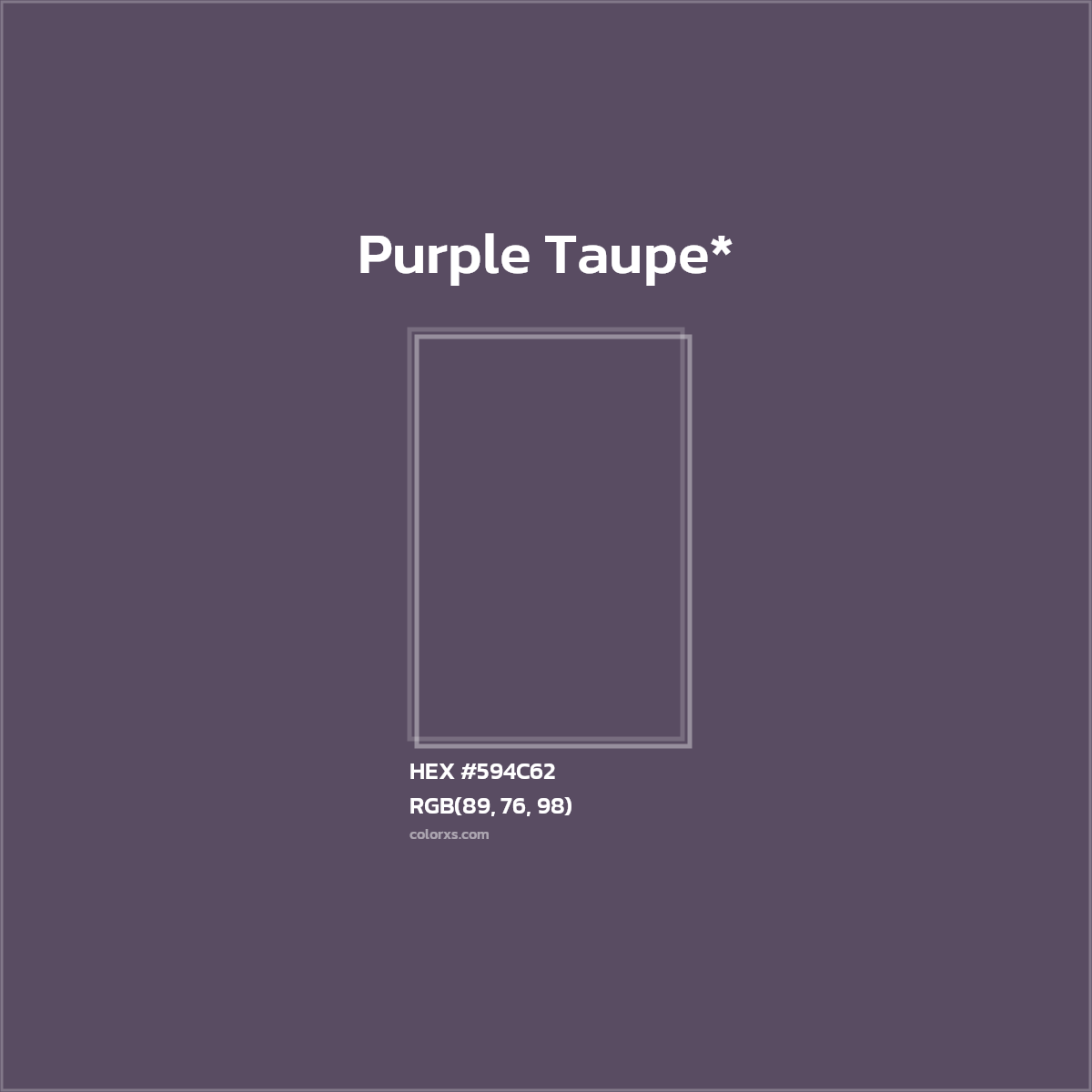 HEX #594C62 Color Name, Color Code, Palettes, Similar Paints, Images