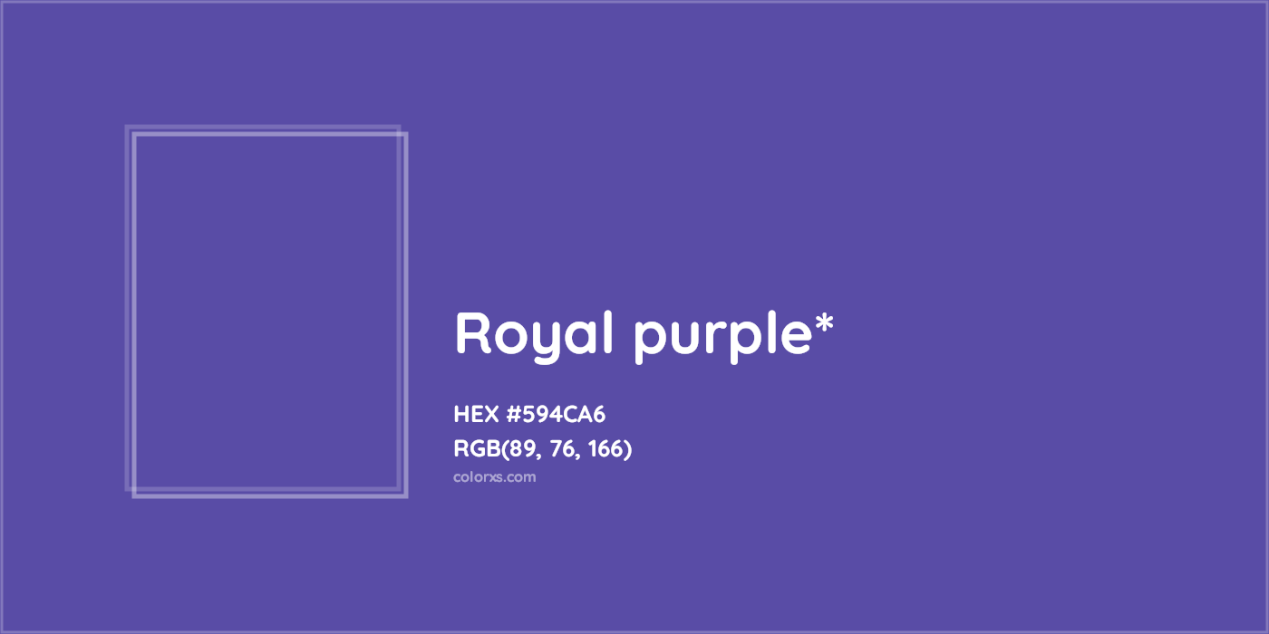 HEX #594CA6 Color Name, Color Code, Palettes, Similar Paints, Images