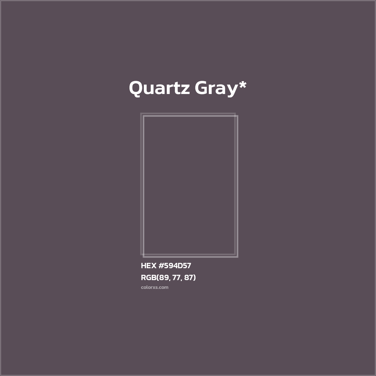 HEX #594D57 Color Name, Color Code, Palettes, Similar Paints, Images
