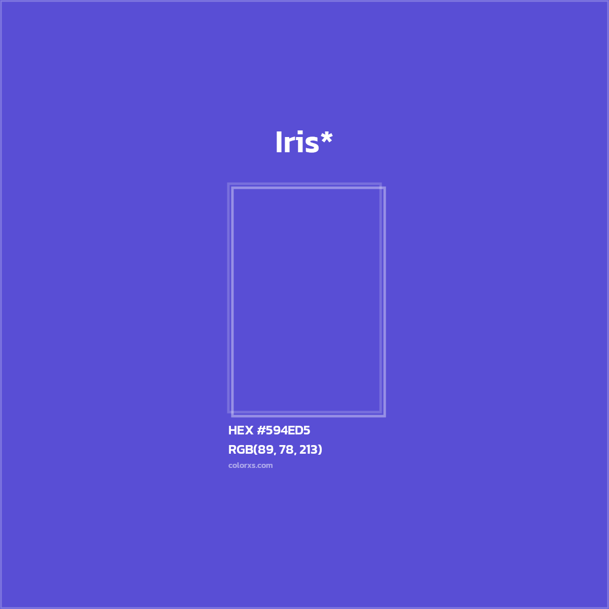 HEX #594ED5 Color Name, Color Code, Palettes, Similar Paints, Images