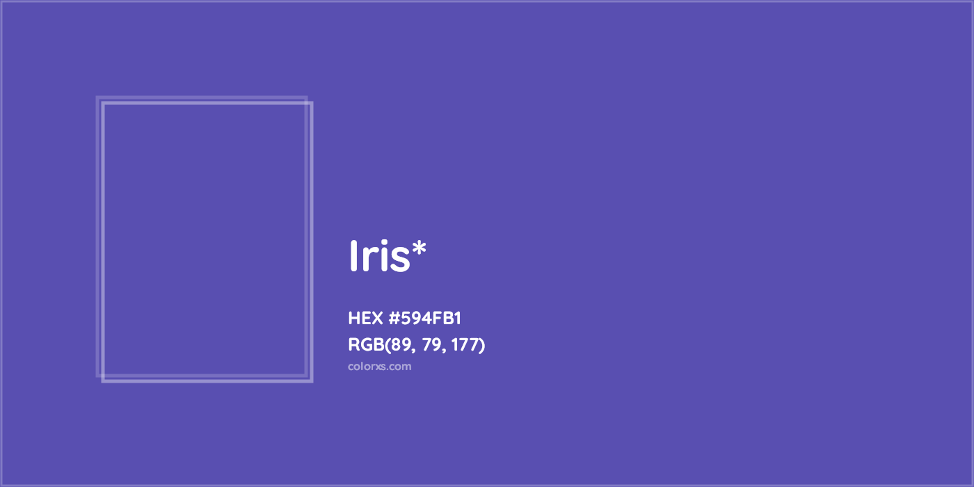 HEX #594FB1 Color Name, Color Code, Palettes, Similar Paints, Images