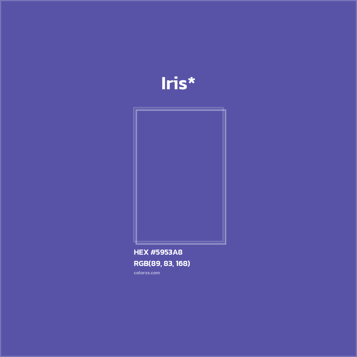 HEX #5953A8 Color Name, Color Code, Palettes, Similar Paints, Images