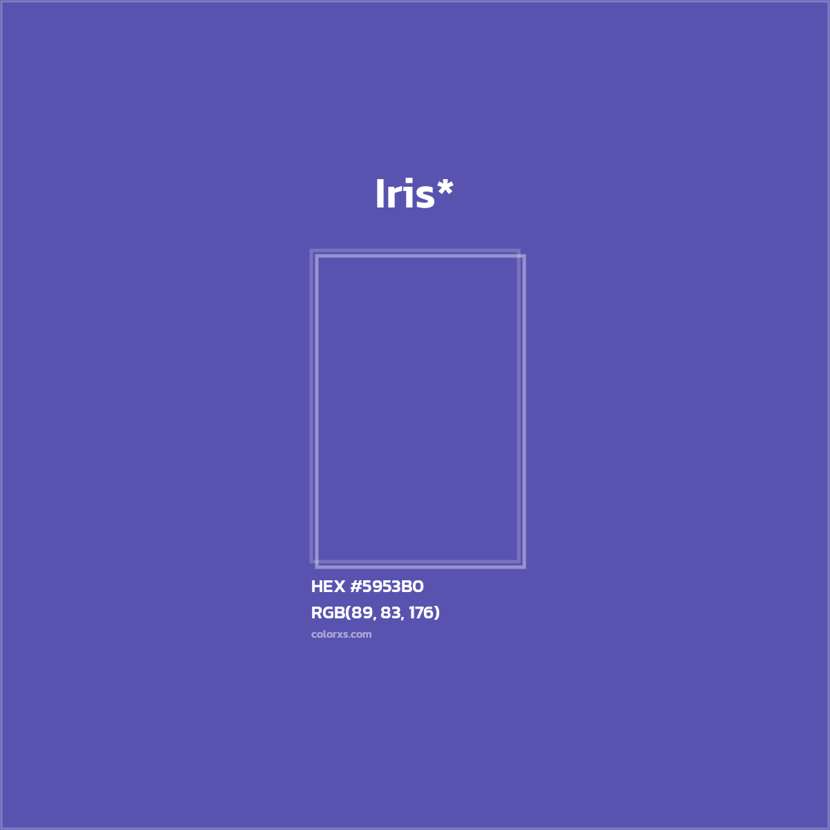 HEX #5953B0 Color Name, Color Code, Palettes, Similar Paints, Images